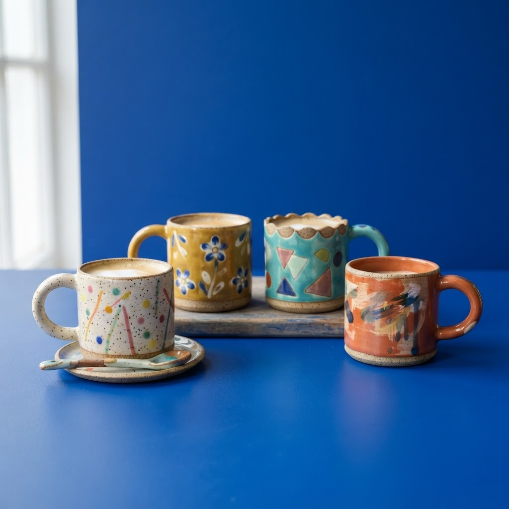 Handmade Mug Set of 4