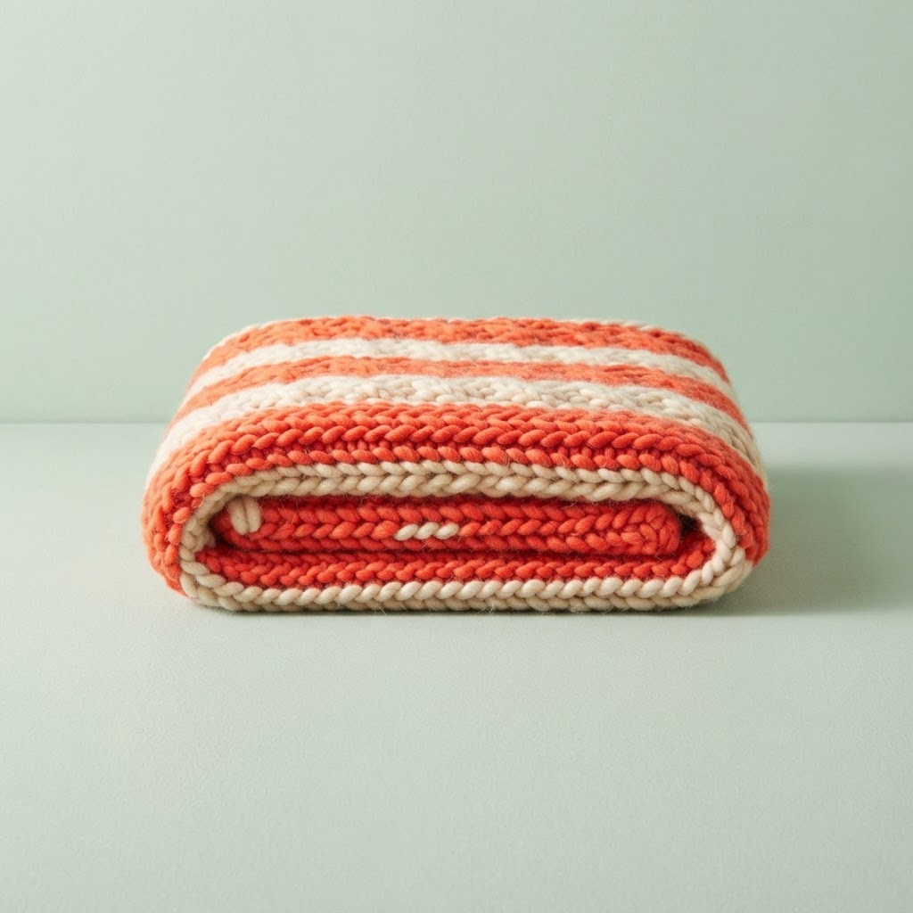 Chunky Knit Throw Blanket